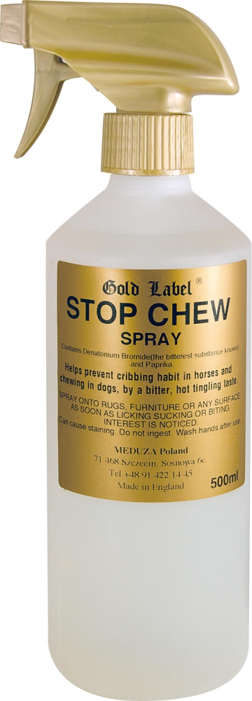 Gold Label Stop Chew Spray przeciw obgryzaniu  500ml
