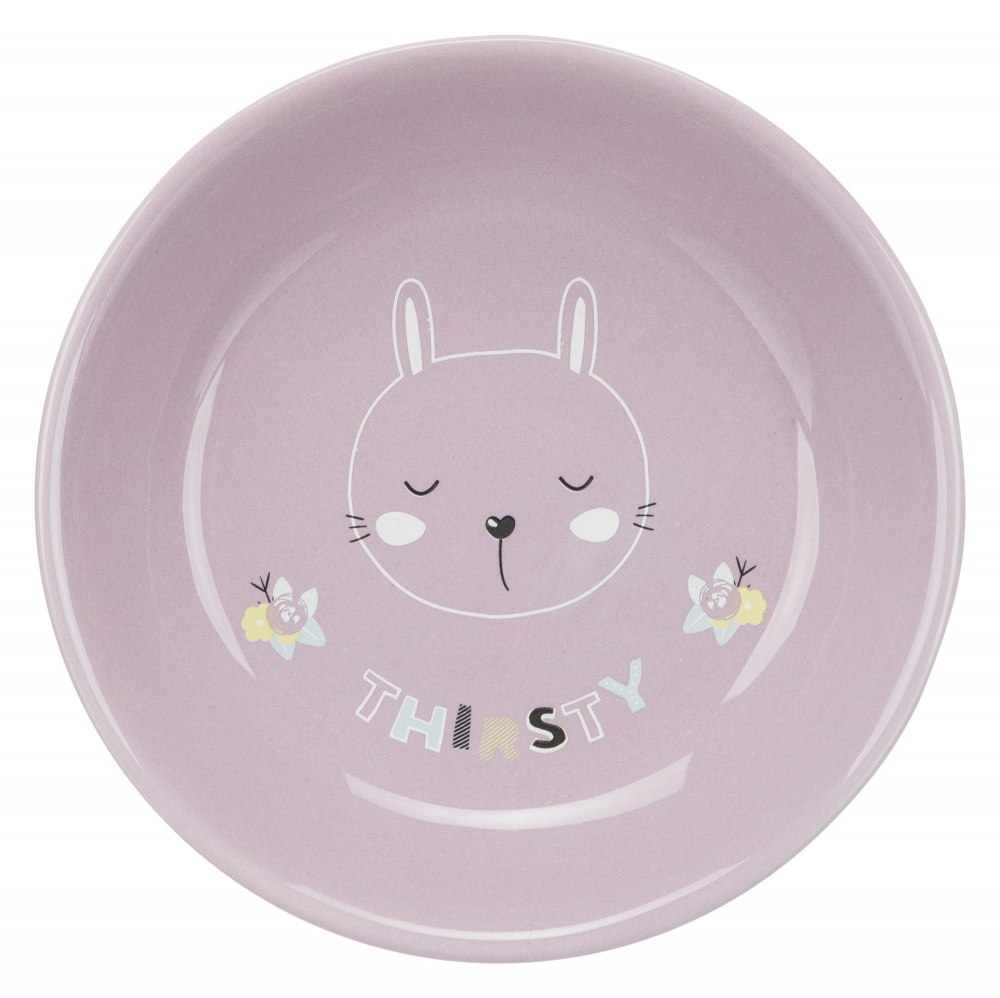 Zdjęcie Trixie Miska ceramiczna dla kota Junior  różowa 0.2 l; śr. 14 cm