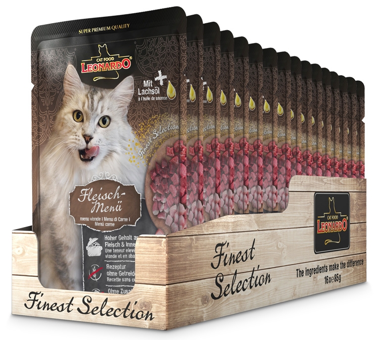 Zdjęcie Leonardo Finest Selection saszetka dla kota  danie mięsne 85g