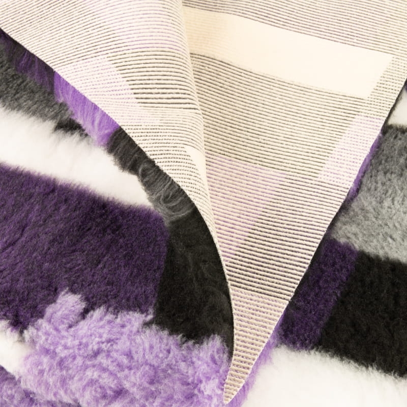 Zdjęcie Dry Bed Suche legowisko antypoślizgowe Gęstość A+ patchwork fioletowy 75 x 50 cm