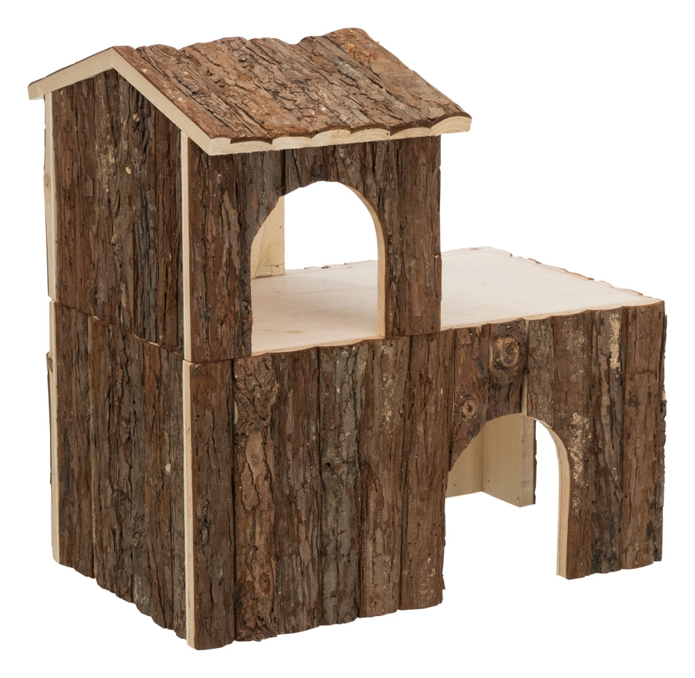 Zdjęcie Trixie Natural Living drewniany domek Letti dla królików i gryzoni 45 x 25 x 45 cm 
