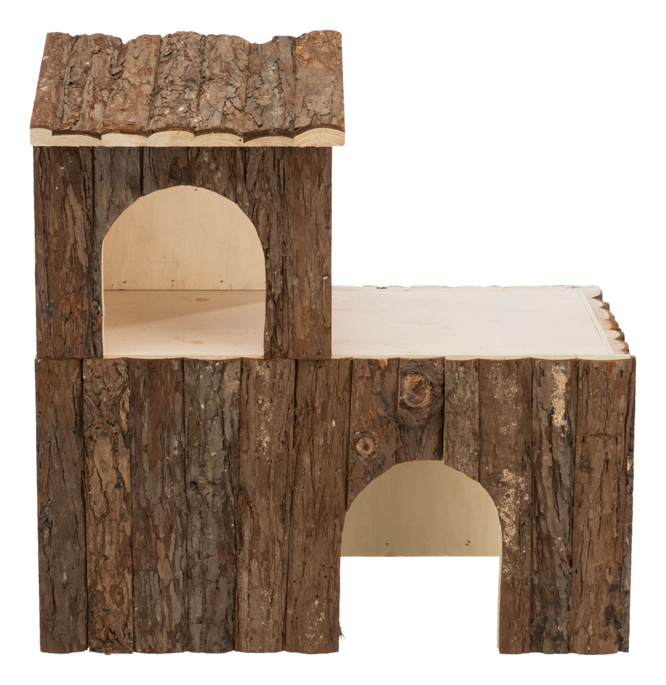 Zdjęcie Trixie Natural Living drewniany domek Letti dla królików i gryzoni 45 x 25 x 45 cm 
