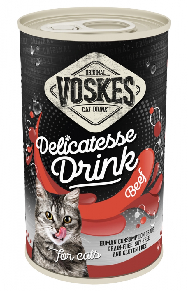 Zdjęcie Voskes Delicatesse Cat Drink napój dla kota  wołowina 135g