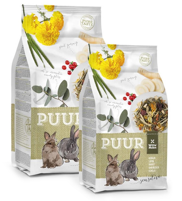 Zdjęcie Witte Molen Puur Rabbit Sensitive  musli dla wrażliwych królików 3kg