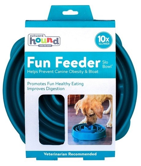 Zdjęcie Outward Hound Fun Feeder™ miska spowalniająca jedzenie  turkusowa ø ok. 33 cm