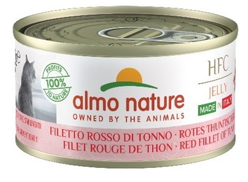 Almo Nature HFC MADE IN ITALY puszka w galaretce polędwica z tuńczyka 70g