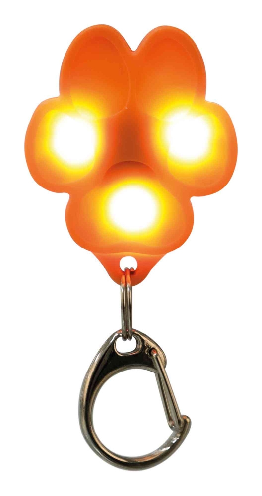 Zdjęcie Trixie Zawieszka świecąca Flasher Łapka do obroży  3,5 x 4,3 cm