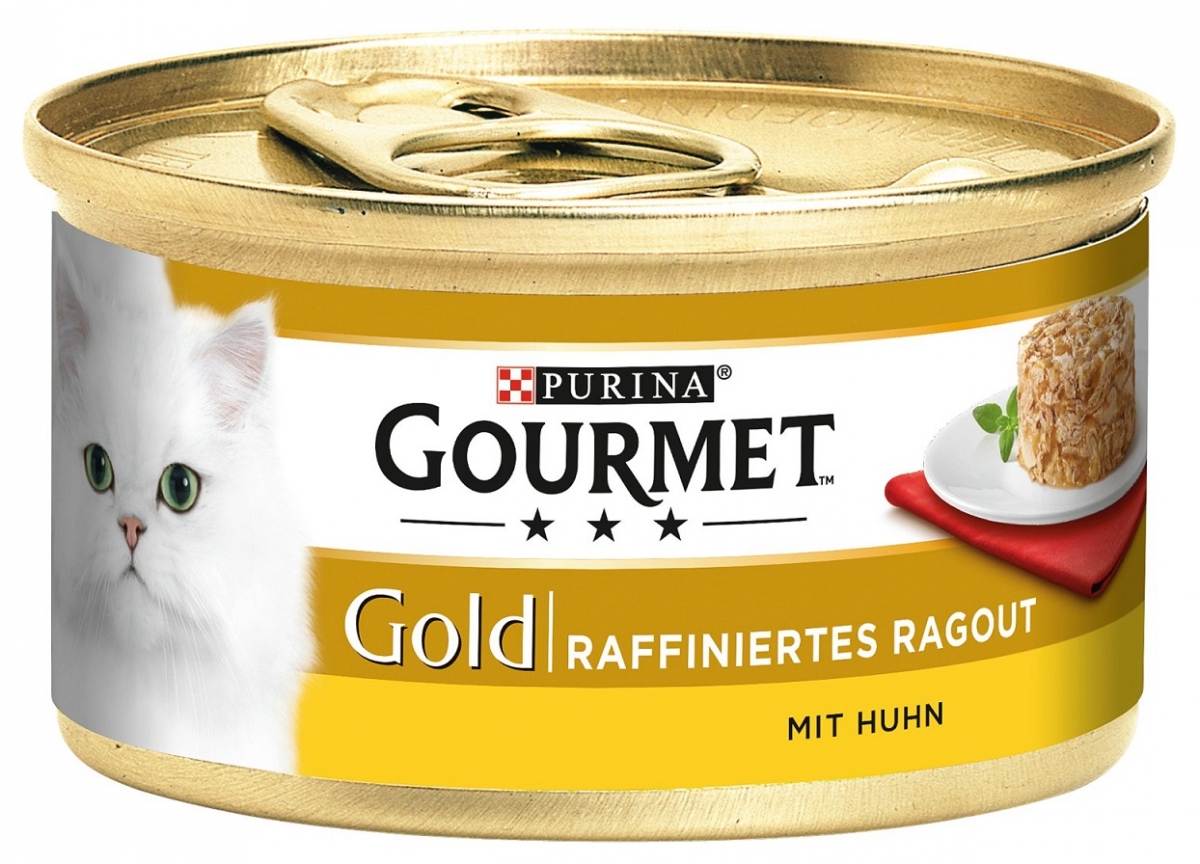 Zdjęcie Gourmet Gold Puszka Raffiniertes Ragout w galaretce z kurczakiem 85g