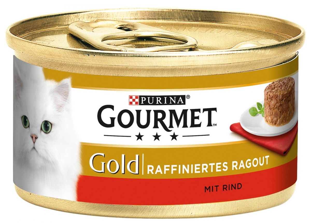 Gourmet Gold Puszka Raffiniertes Ragout w galaretce z wołowiną 85g