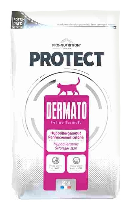 Zdjęcie Pro-Nutrition Protect Cat Dermato karma sucha  zapobieganie alergiom i problemom skórnym 2kg