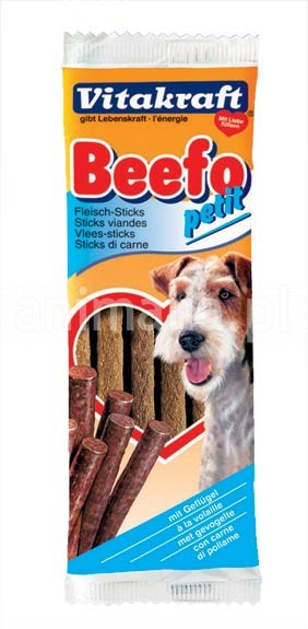 Zdjęcie Vitakraft Beefo Petit pałeczki mięsne dla psa  z drobiem 5 szt.