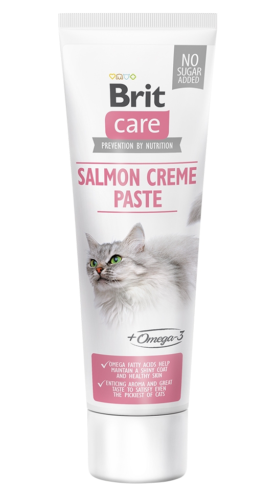 Zdjęcie Brit Care Salmon Creme Paste  pasta dla kota krem z łososiem 100g