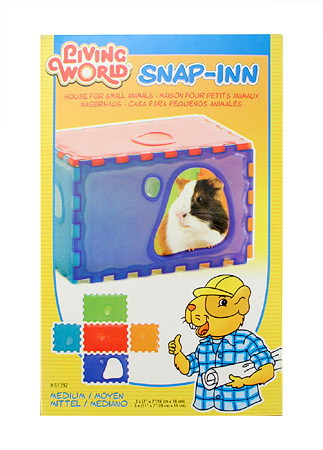 Zdjęcie Living World Snap-Inn 28 x 18 cm  domek plastikowy dla świnki morskiej 