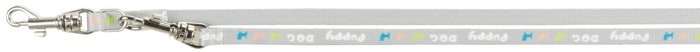 Zdjęcie Trixie Szelki nylonowe regulowane ze smyczą dla szczeniąt jasnoszare 23-34 cm / 8 mm