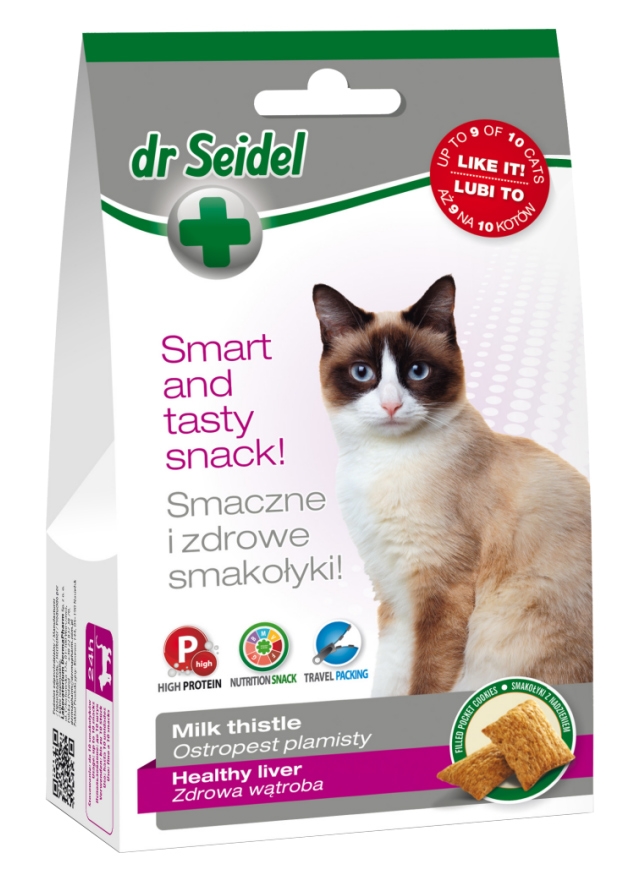 Zdjęcie dr Seidel Smakołyki dla kotów  na zdrową wątrobę 50g