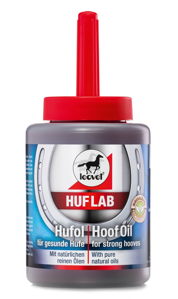 Zdjęcie Leovet HUFLAB Hooflab Hufol olej do kopyt w komplecie z pędzelkiem 450ml