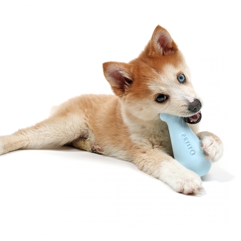 Zdjęcie Ebi Petit Chico zabawka na przysmaki dla psa  niebieska 12 x 6 x 6 cm