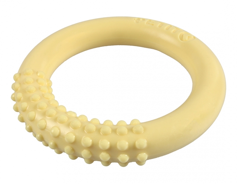 Zdjęcie Ebi Petit Lola zabawka ring na ząbkowanie  żółta 10 x 10 cm