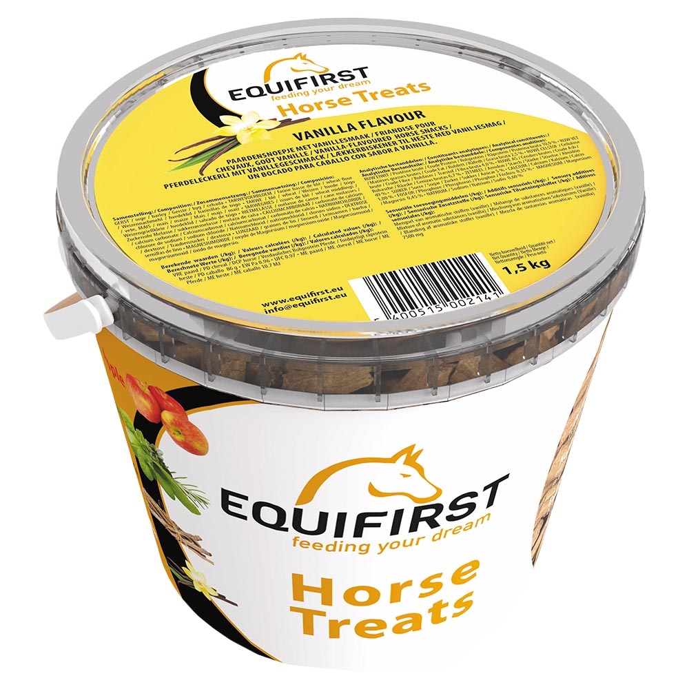 Zdjęcie Equifirst Horse Treats przysmaki dla koni  Vanille Flavour waniliowe 1,5kg