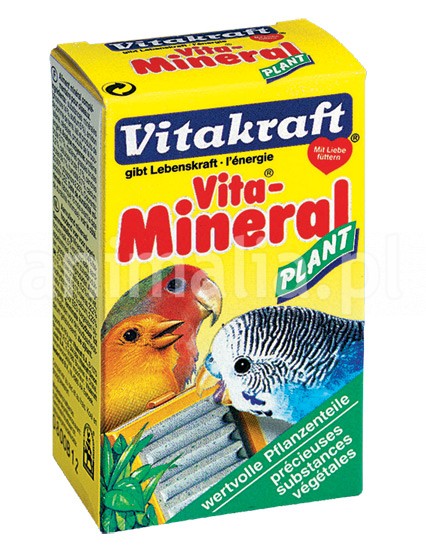 Zdjęcie Vitakraft Vita-Mineral Plant  wapno w kostkach dla ptaków 2 x 35g