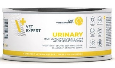 Zdjęcie 4T Vet Diet Urinary Cat puszka pasztet z wołowiną i indykiem 100g