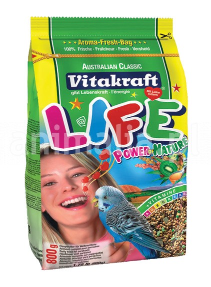 Zdjęcie Vitakraft Life Power pokarm dla papużek falistych   800g