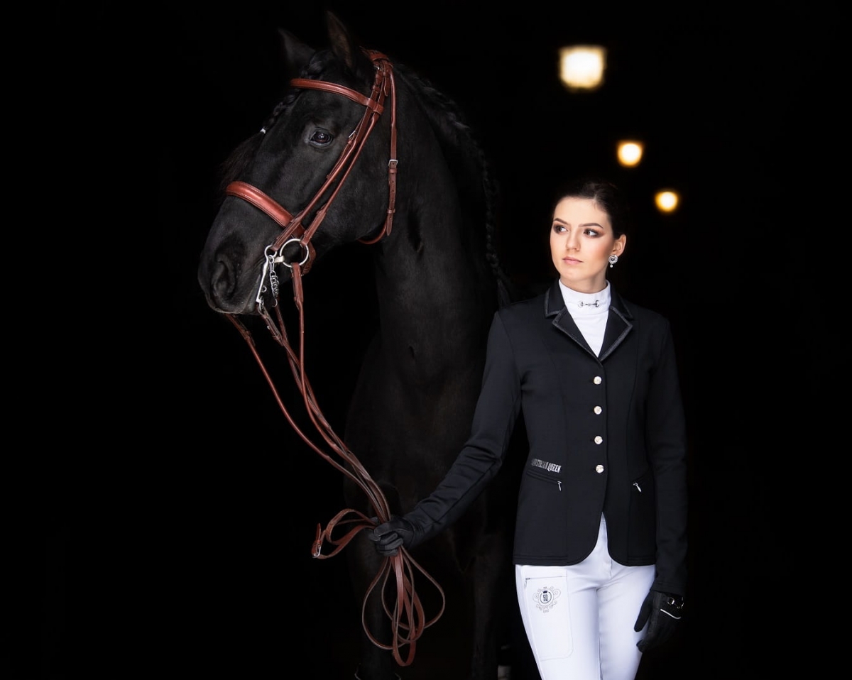 Zdjęcie Equestrian Queen Frak Alexandra damski  czarny 