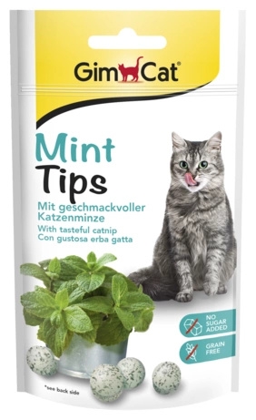 Zdjęcie Gimcat Cat Mintips  dropsy dla kota z kocimiętką 40g