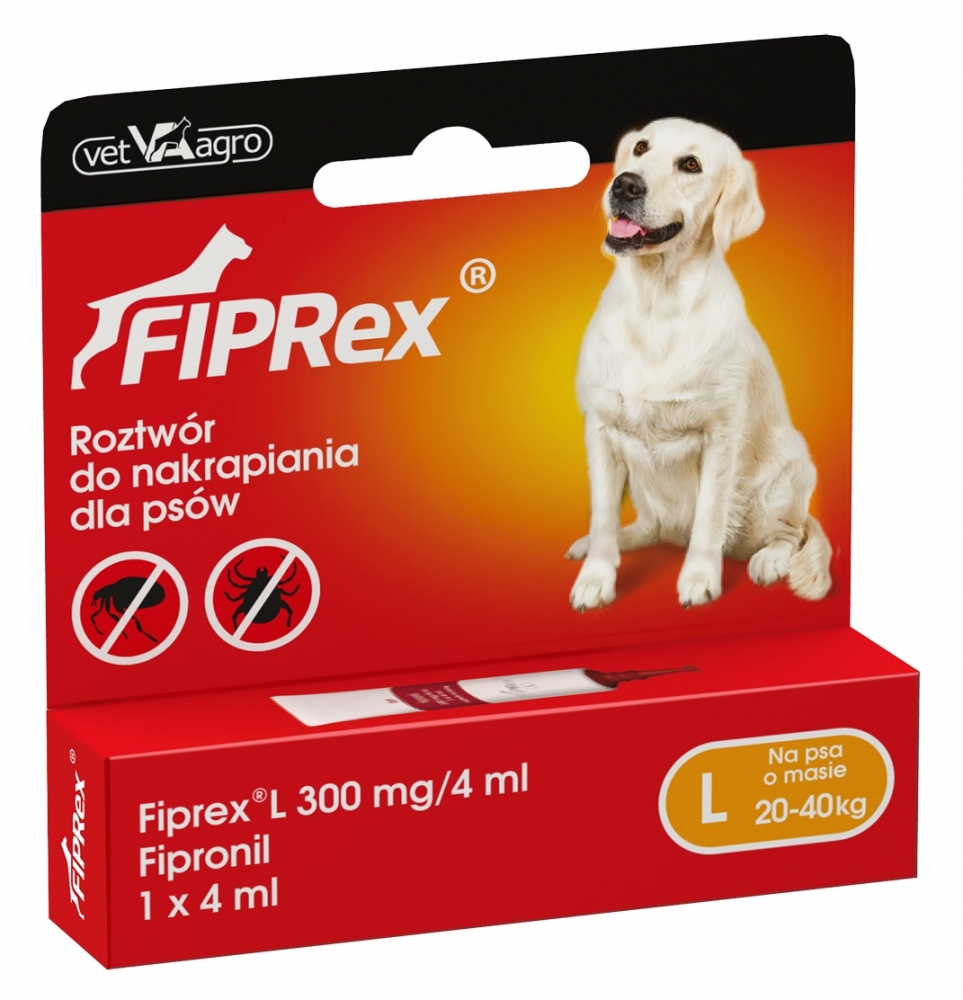 Zdjęcie Fiprex Spot On  dla psów L, od 20-40 kg 1 x 4ml