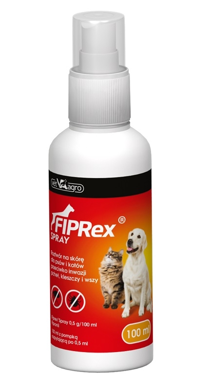 Zdjęcie Fiprex Spray 100 ml  dla psów i kotów 100 ml