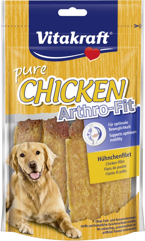 Zdjęcie Vitakraft Pure Chicken Arthro-Fit na stawy filet z kurczaka 70g