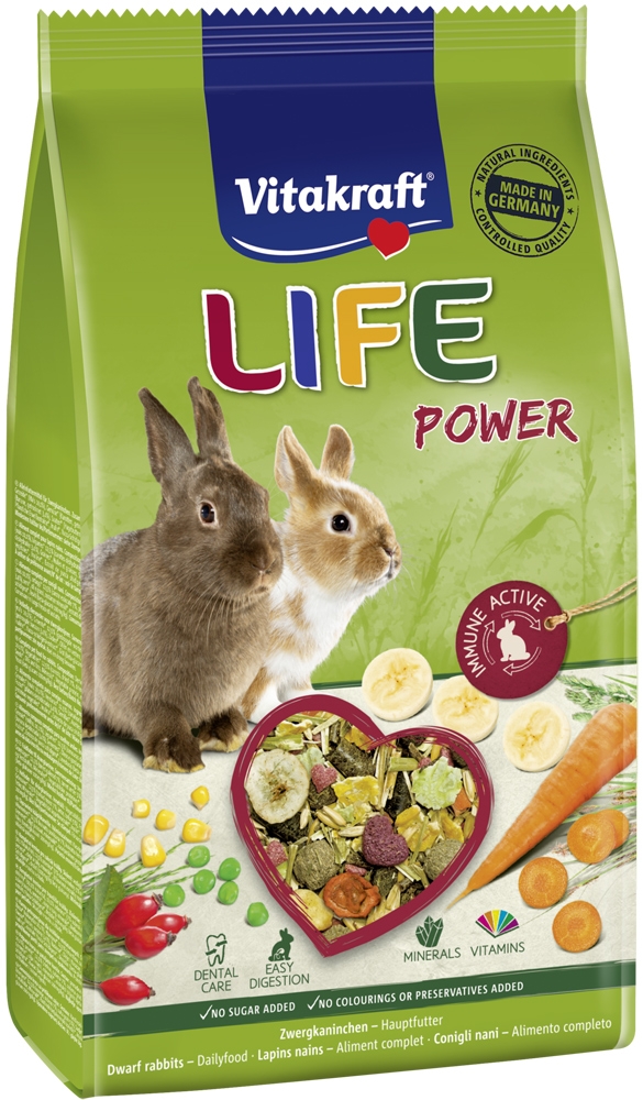 Zdjęcie Vitakraft Life Power pokarm dla królika   600g