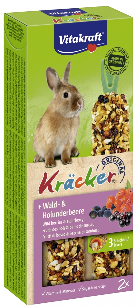 Zdjęcie Vitakraft Kracker Kolby dla królika  owoce leśne 2 szt.