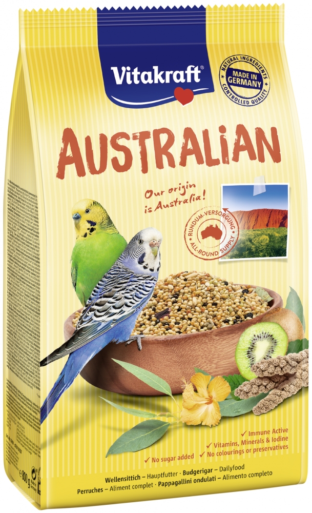 Zdjęcie Vitakraft Australian pokarm dla papużek falistych   800g