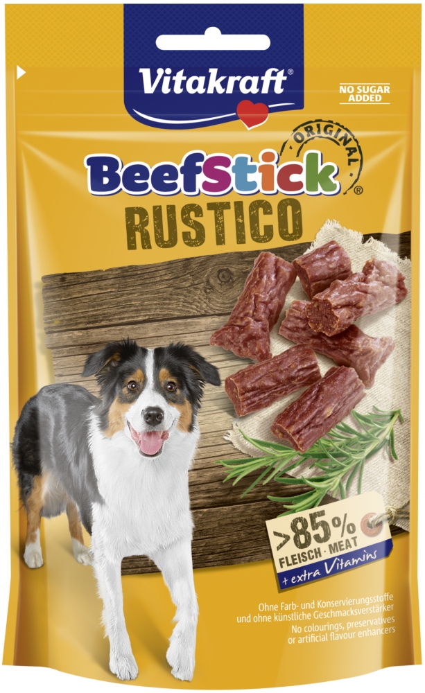 Zdjęcie Vitakraft Beef Stick Rustico  mięsne kabanosy dla psów 55g