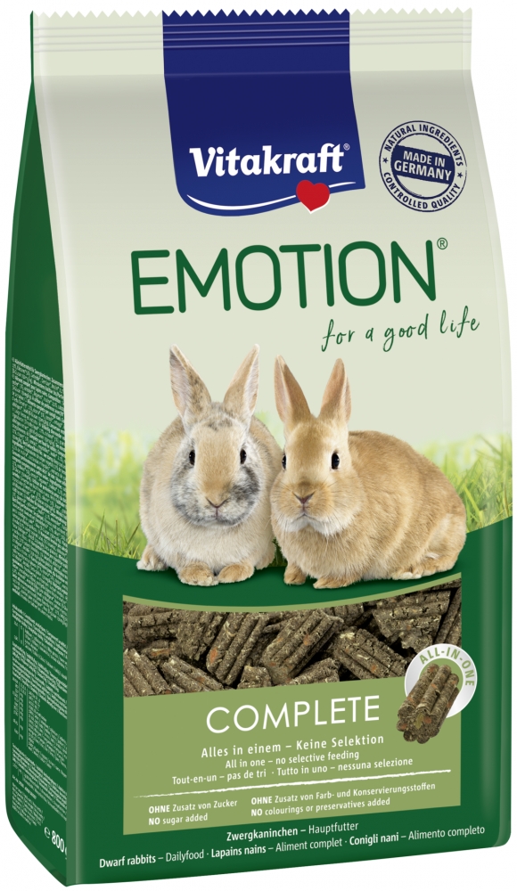 Zdjęcie Vitakraft Emotion Pokarm dla królików  Complete Adult 800g