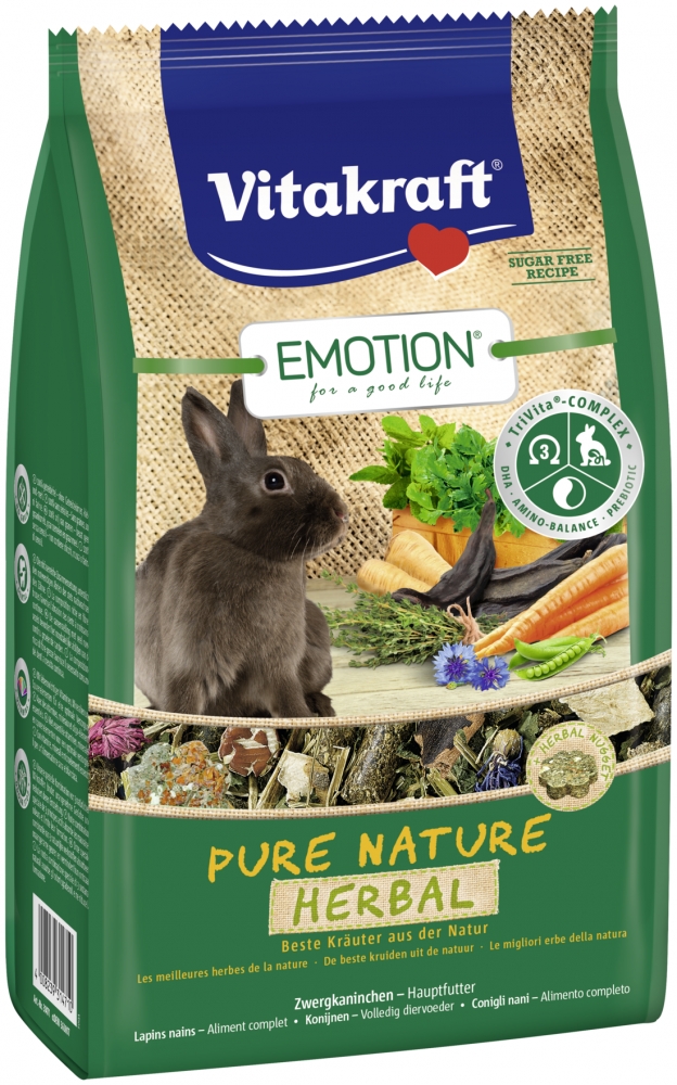 Zdjęcie Vitakraft Emotion Pokarm dla królików  Herbal 600g