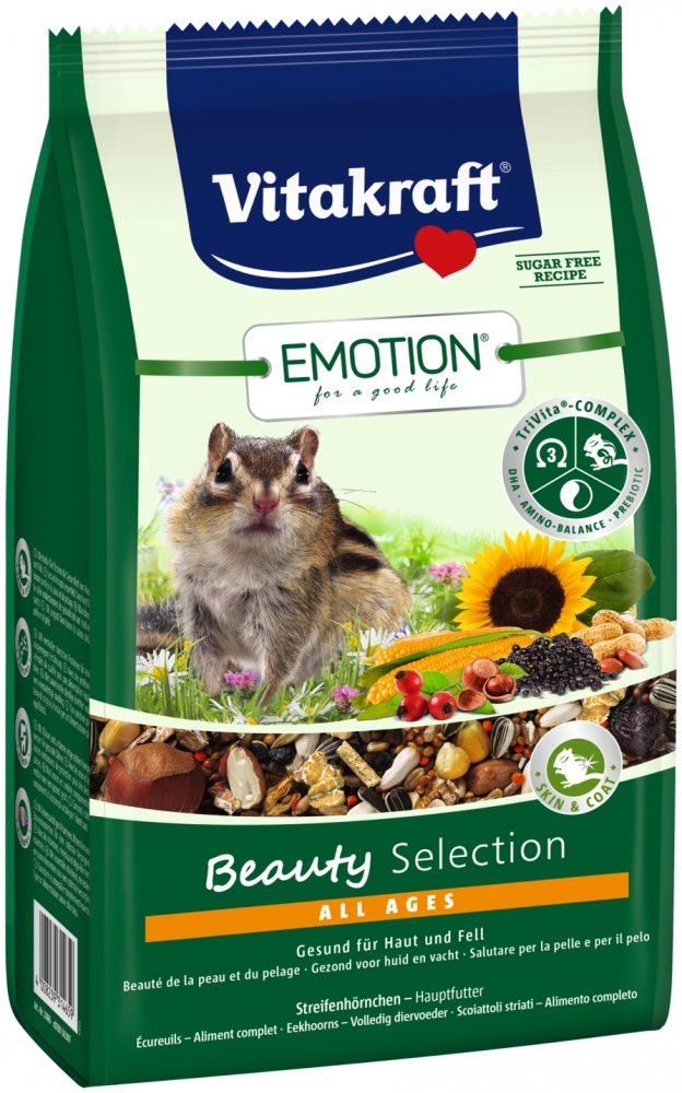 Zdjęcie Vitakraft Emotion Pokarm dla wiewiórek  Beauty Selection All Ages 600g