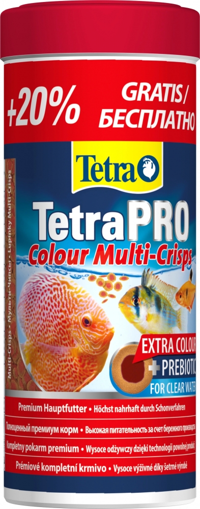 Zdjęcie Tetra TetraPRO Colour Multi Crisps  pokarm dla ryb intensyfikujący ubarwienie 300ml