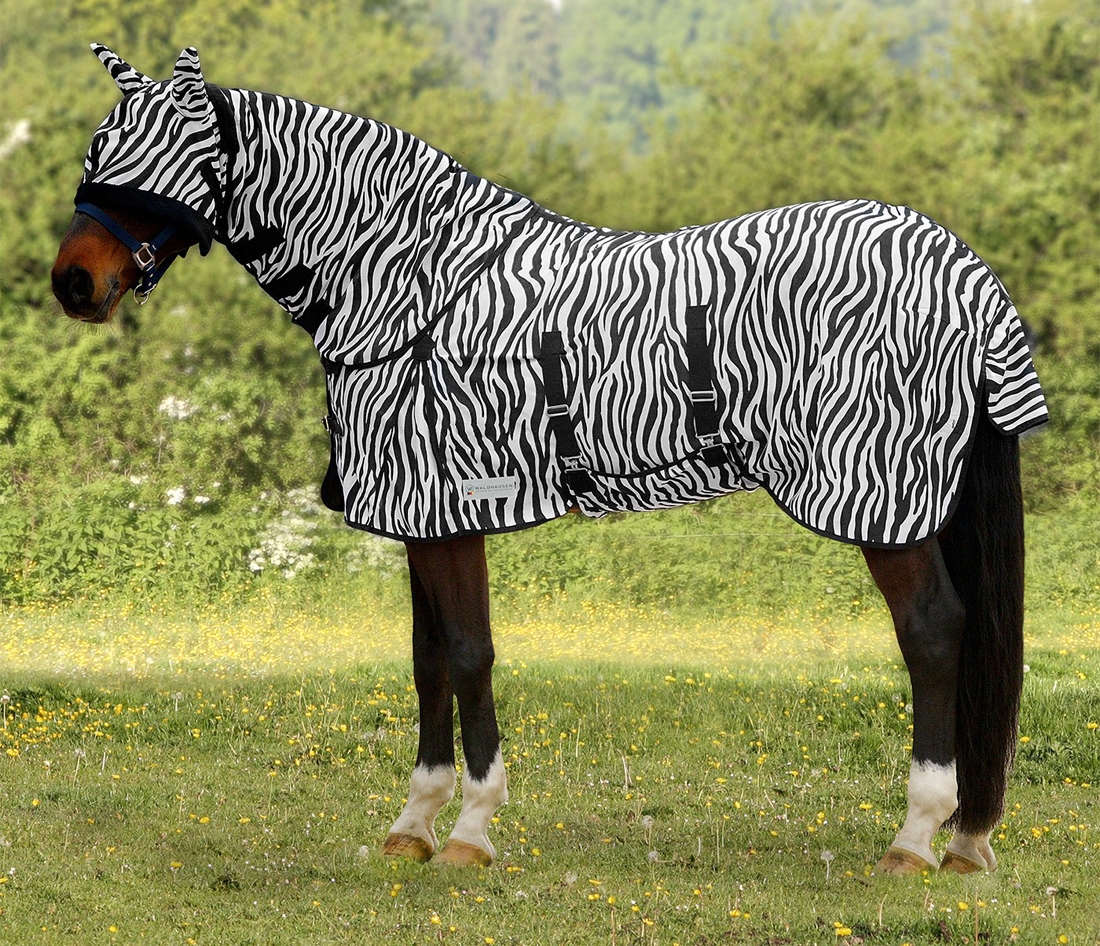 Zdjęcie Waldhausen Derka przeciw owadom Zebra  biało-czarna 