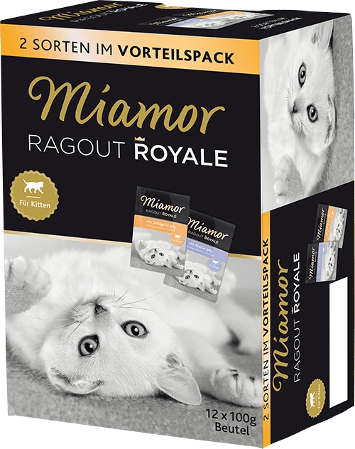 Zdjęcie Miamor Ragout Royale Kitten MultiMIX  2 różne smaki w galaretce 12 szt.