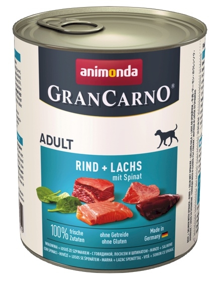 Zdjęcie Animonda Grancarno Adult  rdzawiec + szpinak 800g