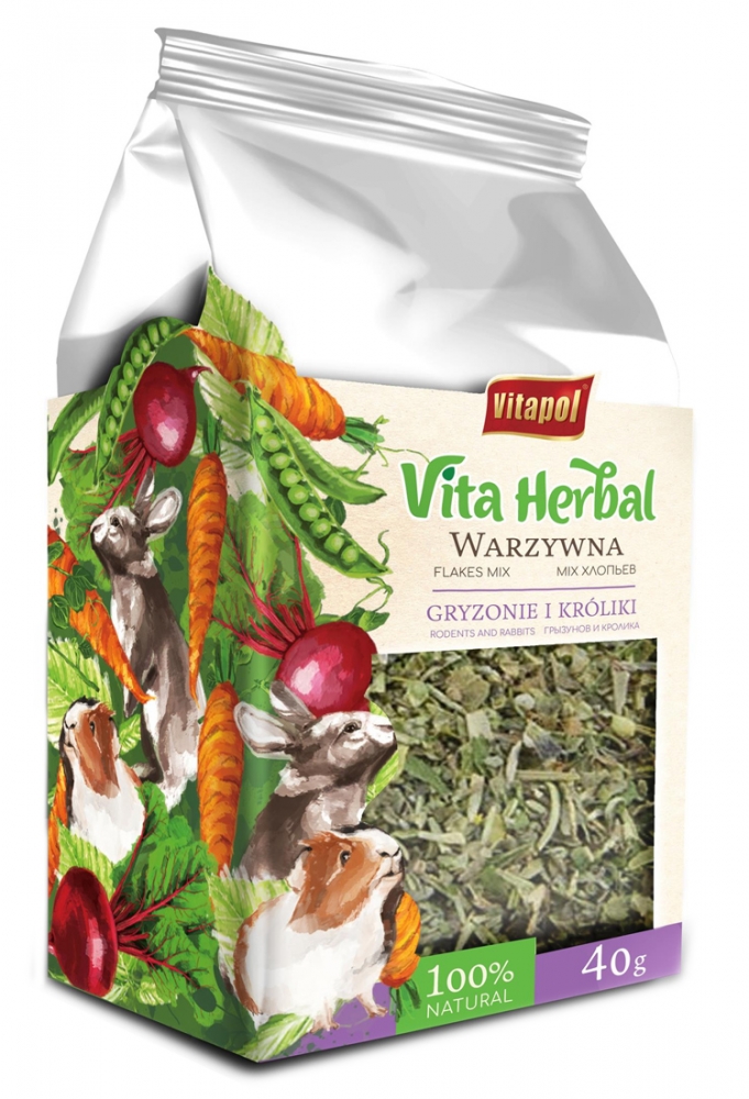 Zdjęcie Vitapol Vita Herbal Warzywna grządka dla Gryzoni i Królików  100g