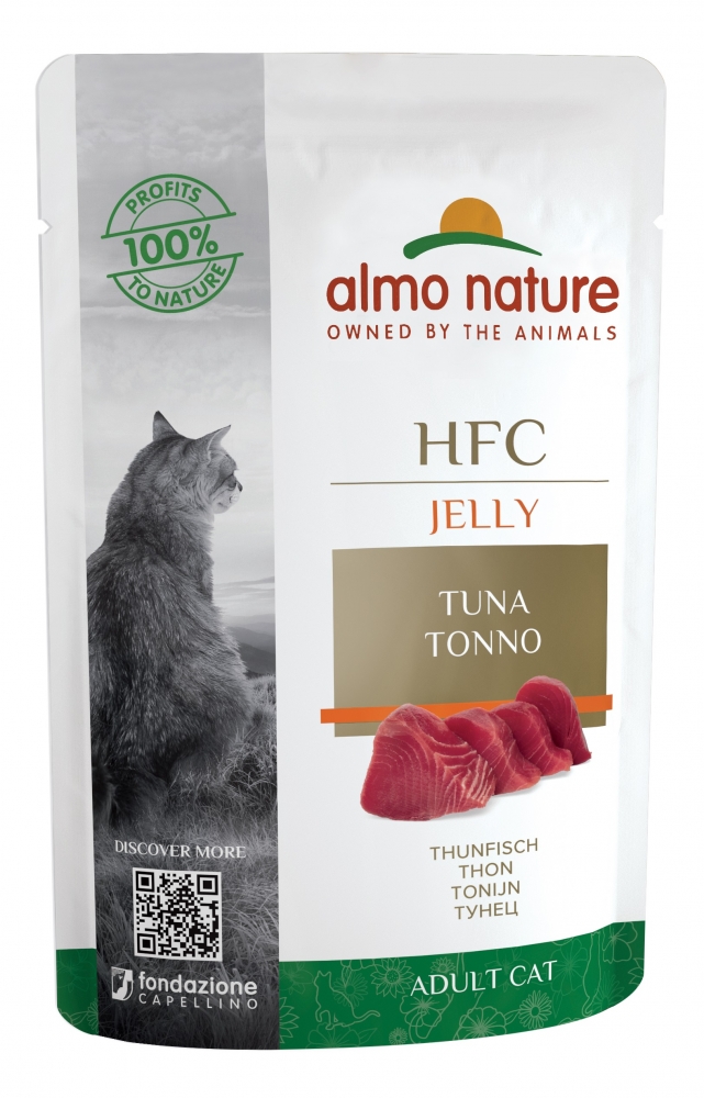 Zdjęcie Almo Nature HFC Adult Cat saszetka Jelly  tuńczyk w galaretce 55g