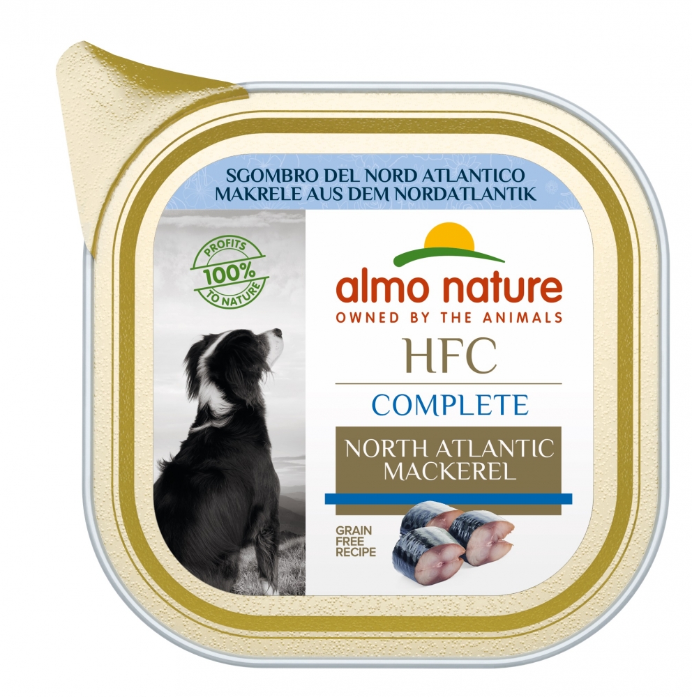 Zdjęcie Almo Nature HFC Complete tacka dla psów mała  makrela północnoatlantycka 85g
