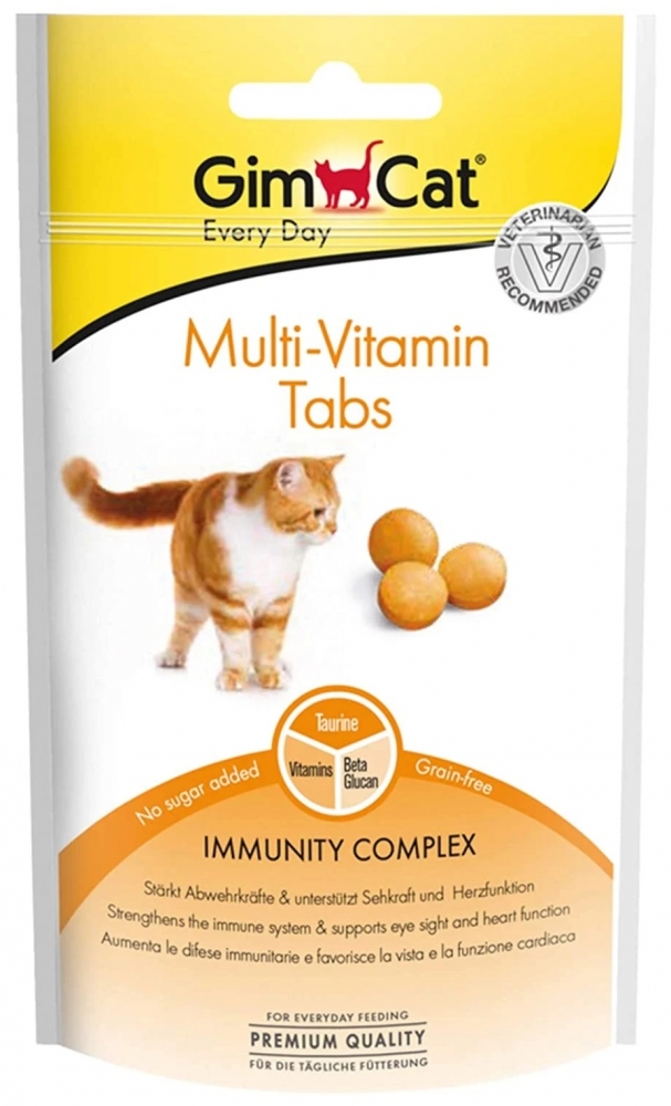 Zdjęcie Gimcat Multi-Vitamin Tabs  tabletki witaminowe dla kotów 40g