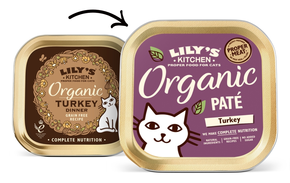 Zdjęcie Lily's Kitchen Organic Turkey Pate tacka dla kota indyk 85g