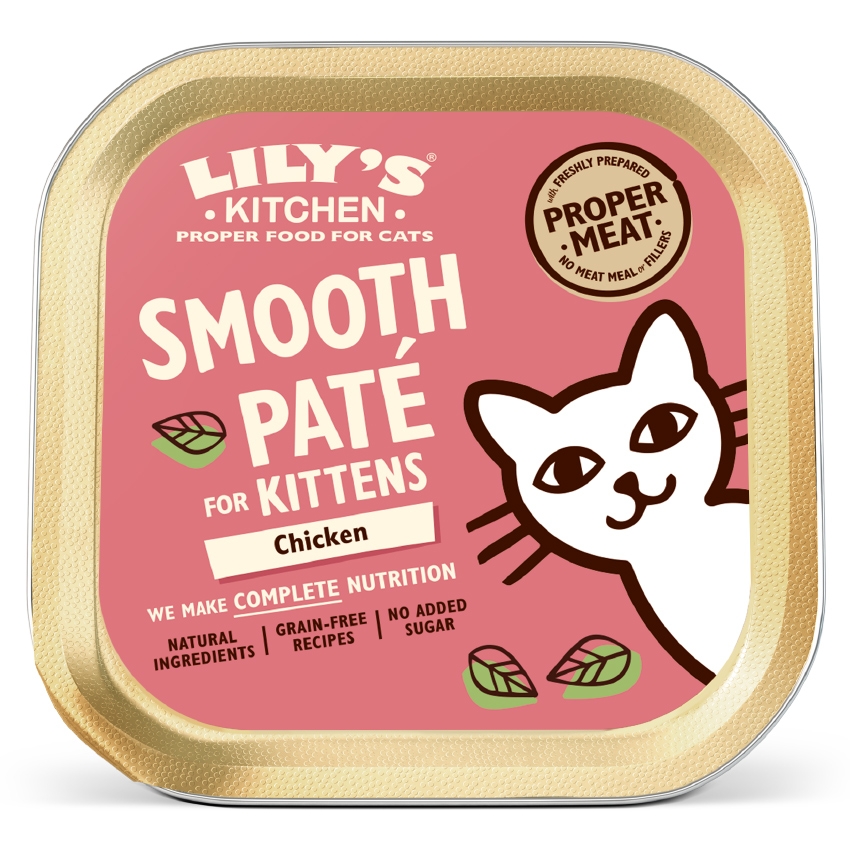 Zdjęcie Lily's Kitchen Smooth Pate for Kittens tacka dla kociąt kurczak 85g