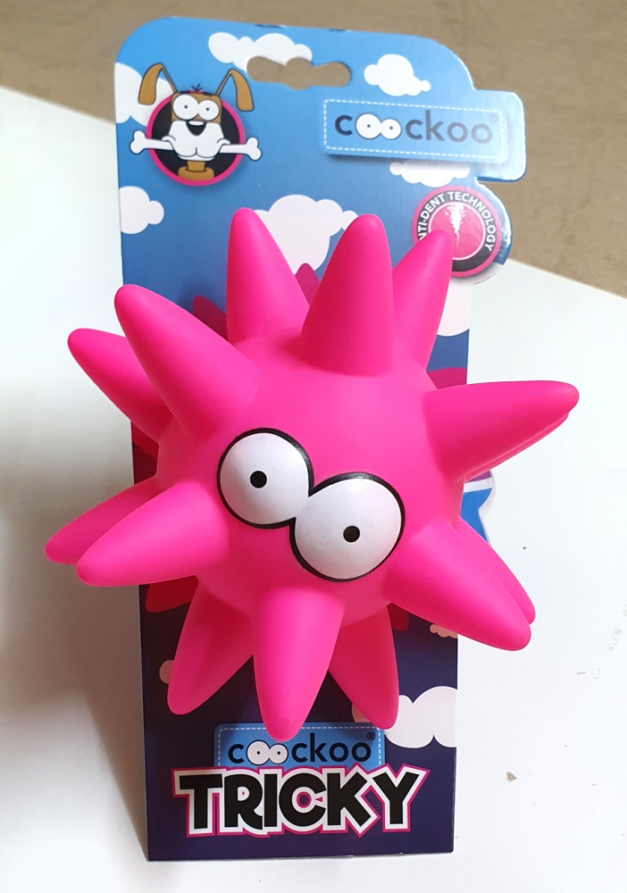 Zdjęcie Coockoo Tricky zabawka gryzak dla psa  różowa 13,5x13,5x12cm 
