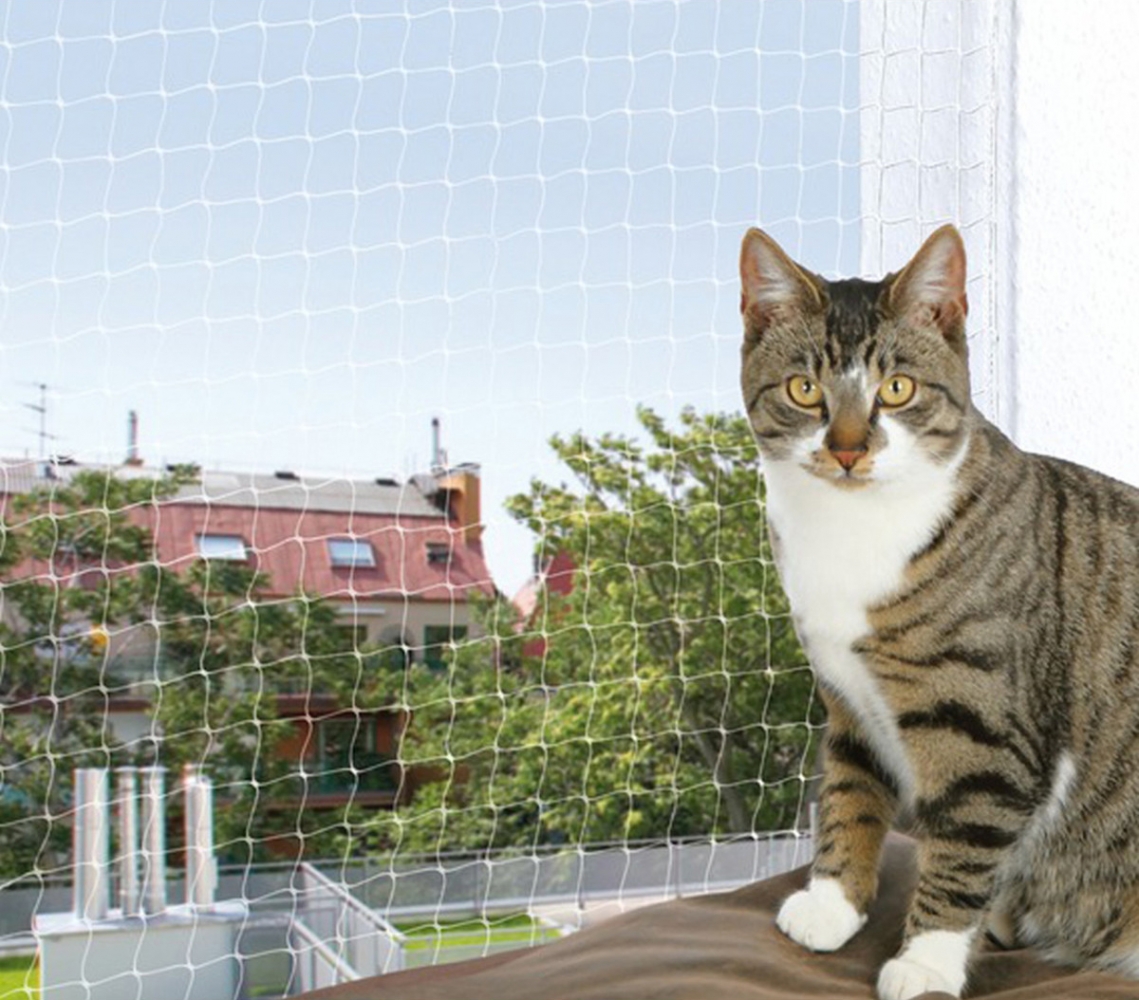 Zdjęcie Trixie Siatka ochronna do okien / balkonów  2 x 1.5 m, transparentna 
